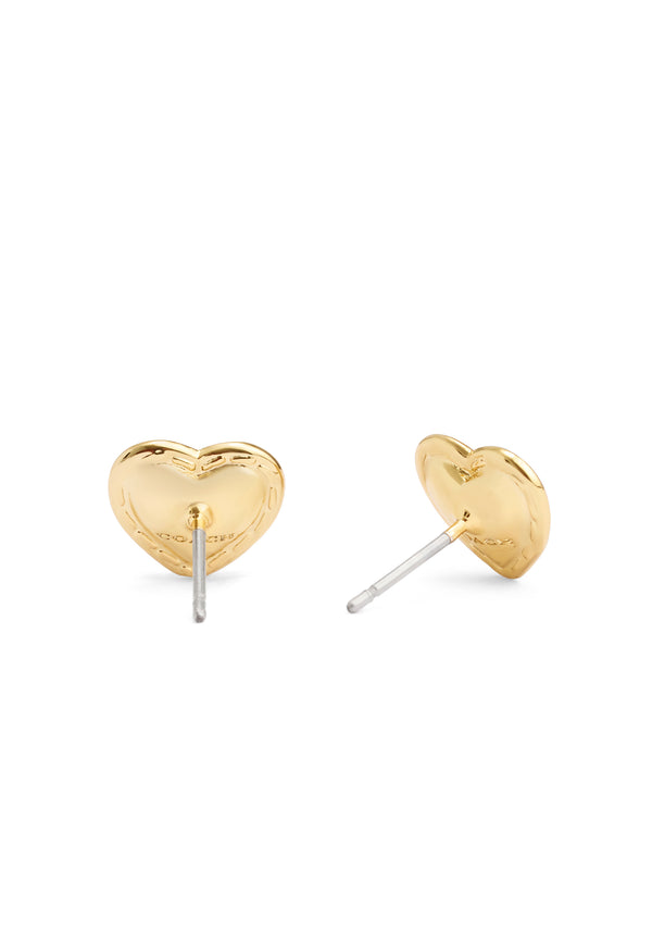 Signature Horse & Carriage Heart Stud Earrings
