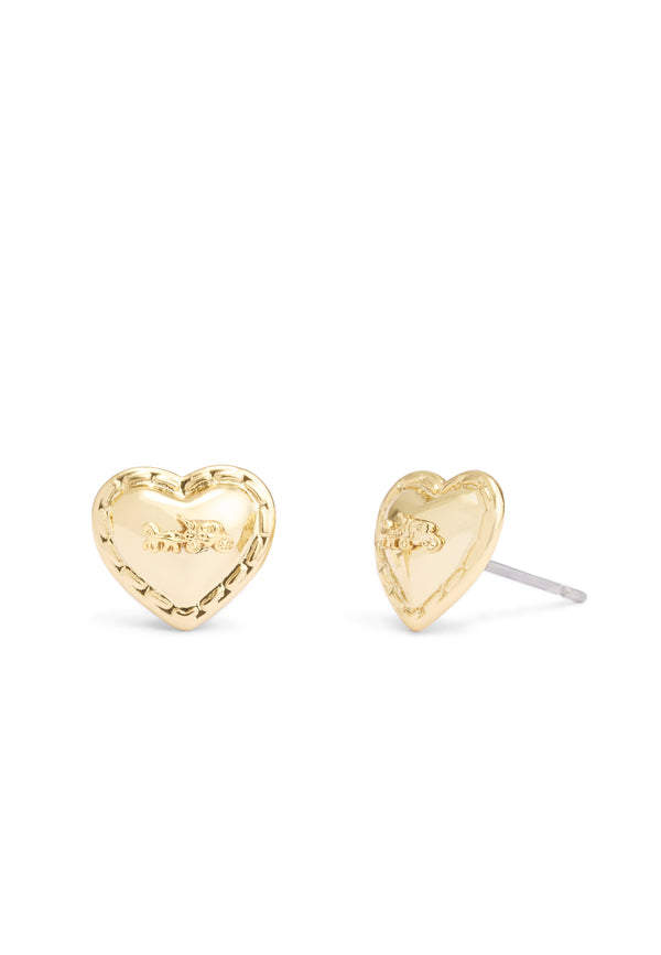 Signature Horse & Carriage Heart Stud Earrings