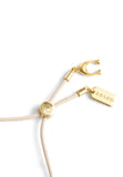 37479048GLD-Leather Horse & CarriageC Slider Bracelet-Chalk