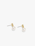 37479055GLD-Heart Pearl Drop Earrings-Pearl