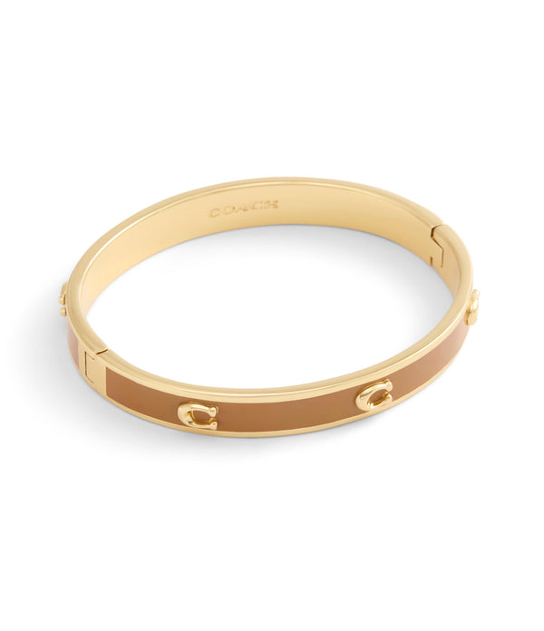 Signature C Enamel Bangle Bracelet