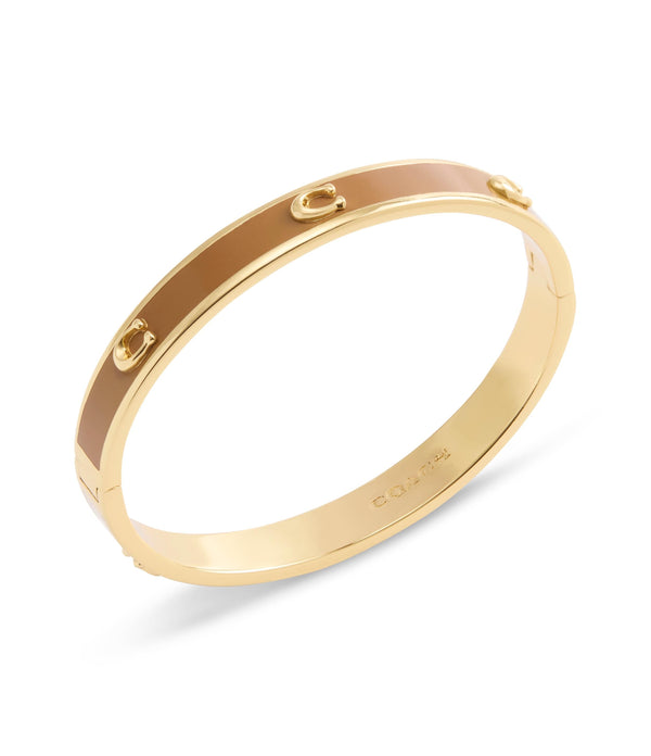 Signature C Enamel Bangle Bracelet