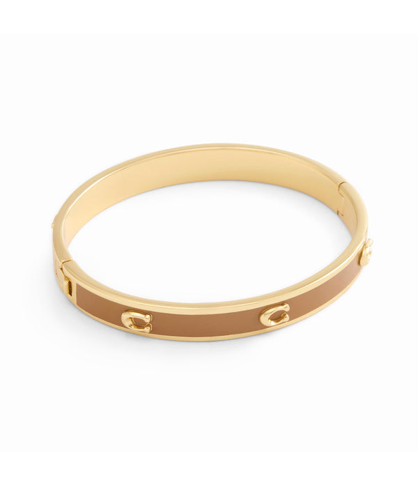Signature C Enamel Bangle Bracelet