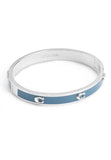 37479243RHO-Signature C Enamel Bangle Bracelet-Blue