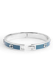 37479243RHO-Signature C Enamel Bangle Bracelet-Blue