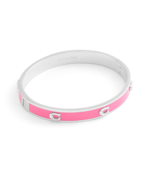 Signature C Enamel Bangle Bracelet