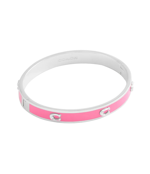 Signature C Enamel Bangle Bracelet