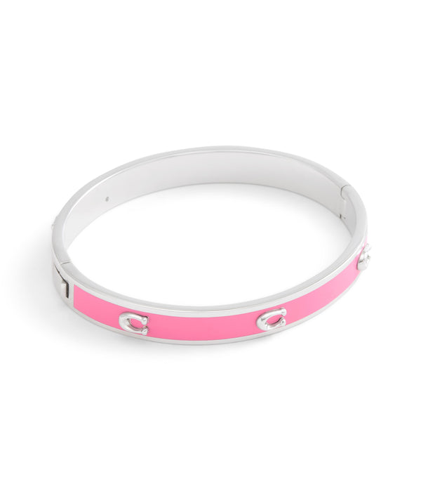 Signature C Enamel Bangle Bracelet