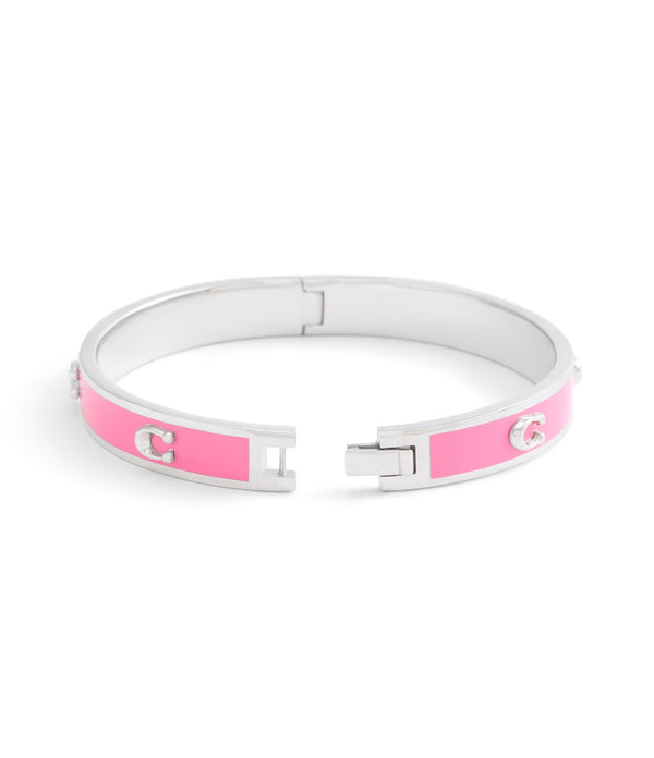 Signature C Enamel Bangle Bracelet