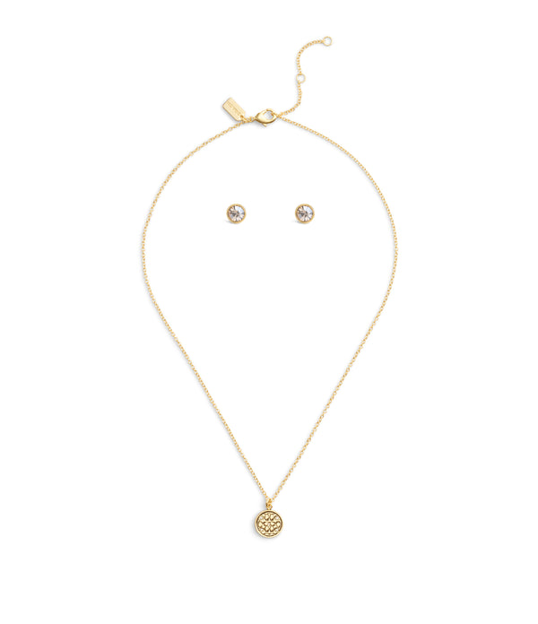 Signature Quilted Coin Jewelry Set