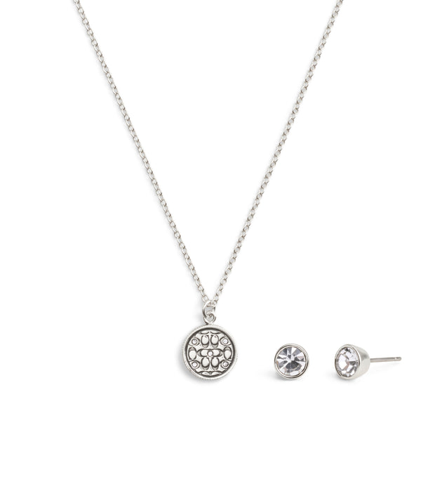 Signature Quilted Coin Jewelry Set