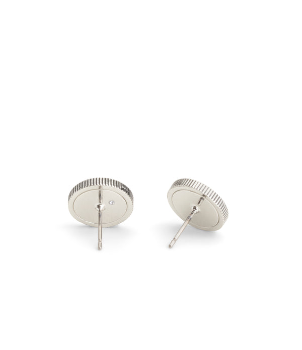 Signature Quilted Coin Stud Earrings