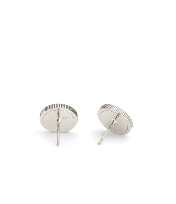 Signature Quilted Coin Stud Earrings