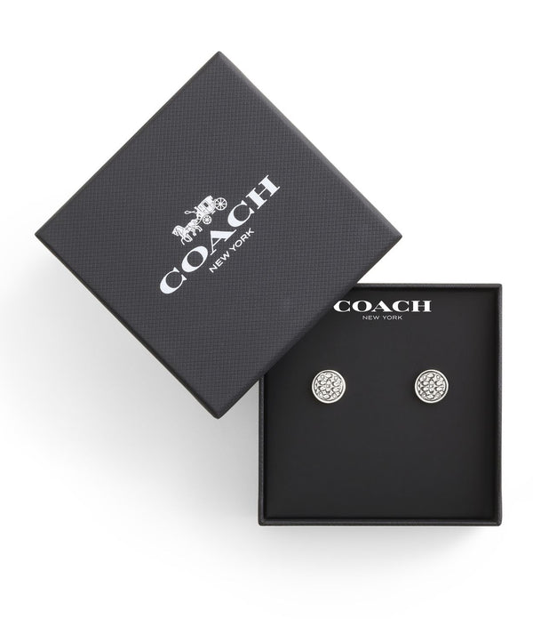 Signature Quilted Coin Stud Earrings