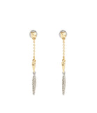 Signature Pavé Spike Front Back Earrings