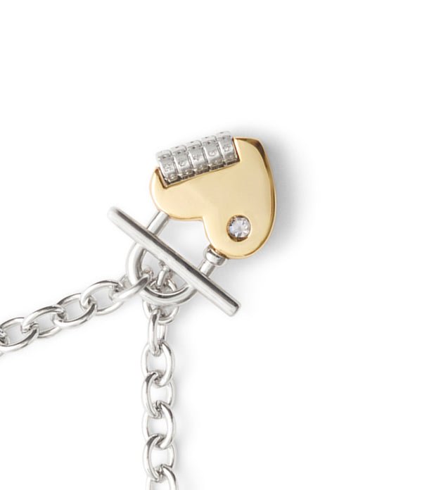 Signature Heart Padlock Pendant Necklace