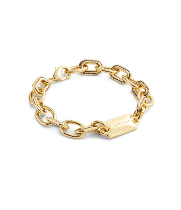 Signature Stitched Chain Link Bracelet