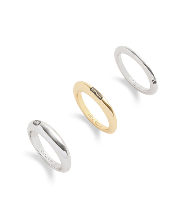 Signature Hallmark Tubular Band Ring Set