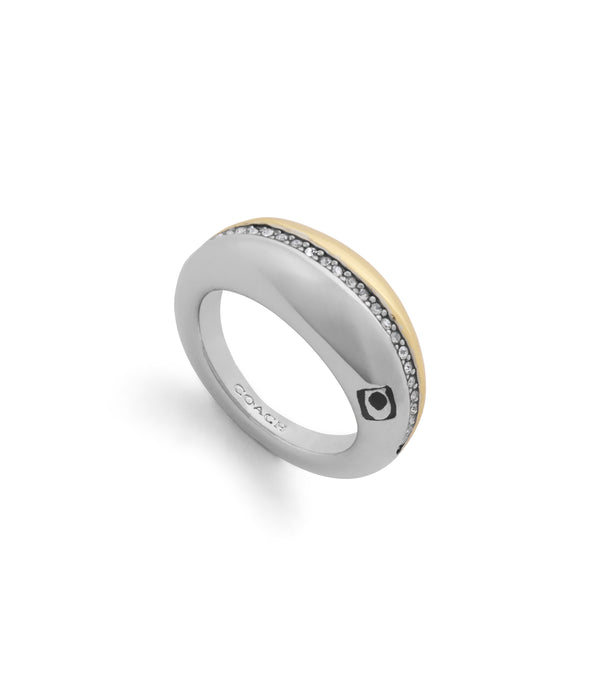 Signature Pavé Tubular Cocktail Ring