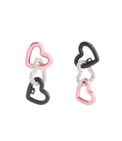 Signature Heart Link Drop Earrings