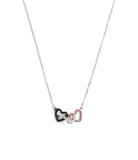 37491648RHO-Signature Heart Link Pendant Necklace-Pink