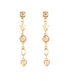 Signature Star Charm Linear Earrings