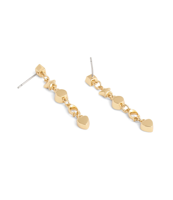 Signature Star Charm Linear Earrings