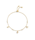 37491652GLD-Signature Mixed Charm Slider Bracelet-Crystal