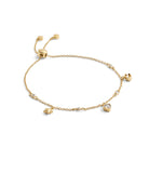 37491652GLD-Signature Mixed Charm Slider Bracelet-Crystal