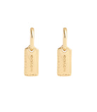 37491654GLD-Signature Stitched Hangtag Charm Huggies-Gold