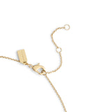 37493100GLD-Signature Coin Pendant Necklace-Gold