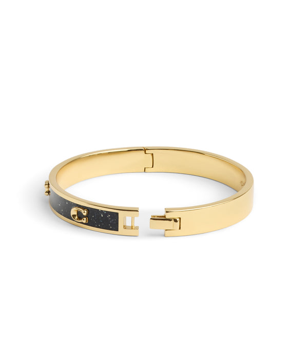 Signature C Glitter Bangle Bracelet