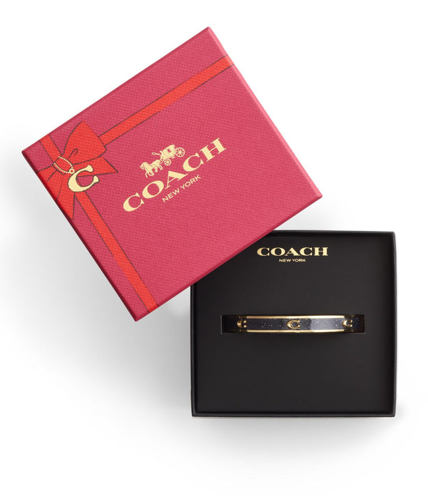 Signature C Glitter Bangle Bracelet