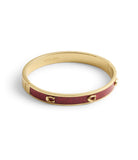 37493412GLD-Signature C Glitter Bangle Bracelet-Red