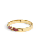 37493412GLD-Signature C Glitter Bangle Bracelet-Red