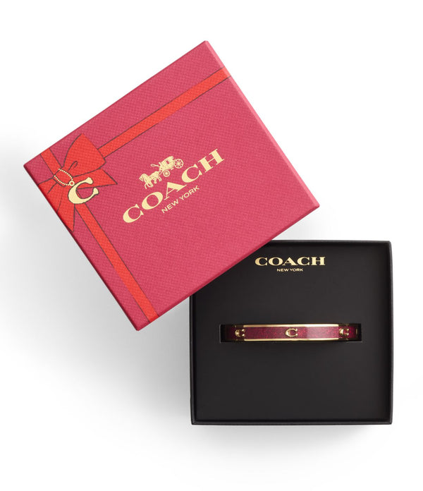 Signature C Glitter Bangle Bracelet
