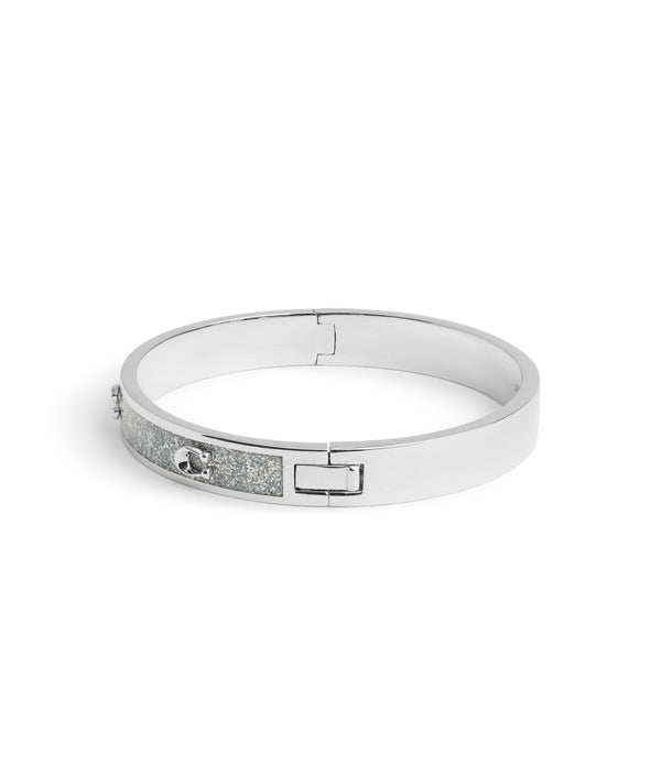 Signature C Glitter Bangle Bracelet