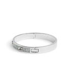 37493412RHO-Signature C Glitter Bangle Bracelet-Crystal