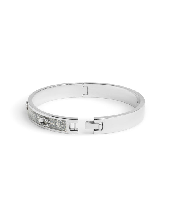 Signature C Glitter Bangle Bracelet
