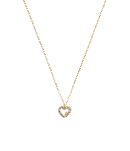 37493516GLD-Signature Pavé Heart Jewelry Set-Crystal