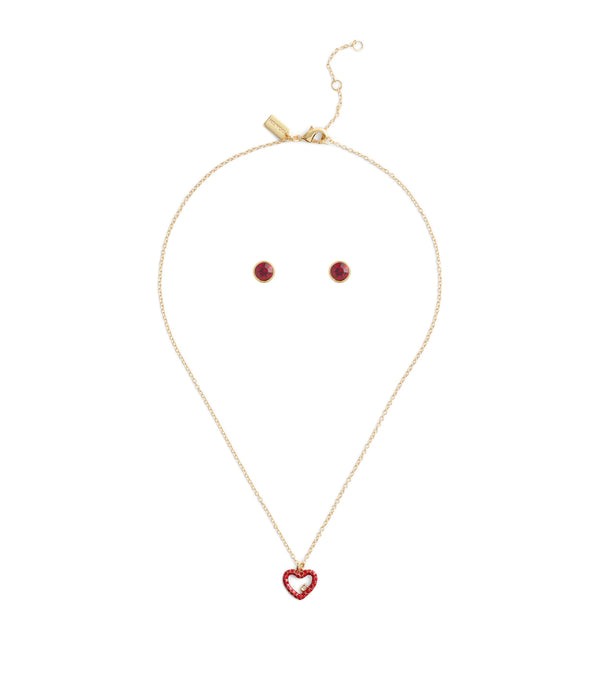 Signature Pavé Heart Jewelry Set