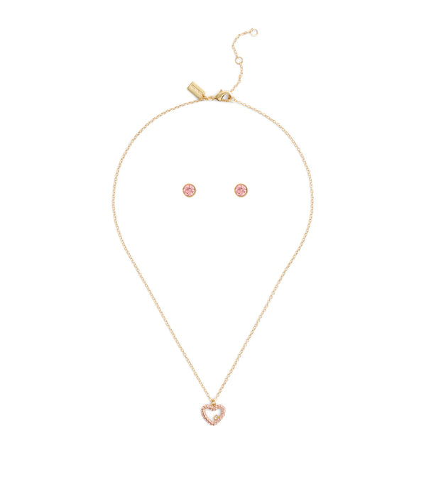 Signature Pavé Heart Jewelry Set
