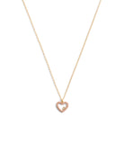 37493516GLD-Signature Pavé Heart Jewelry Set-Pink