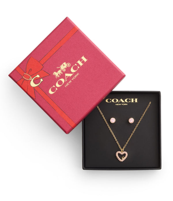 Signature Pavé Heart Jewelry Set