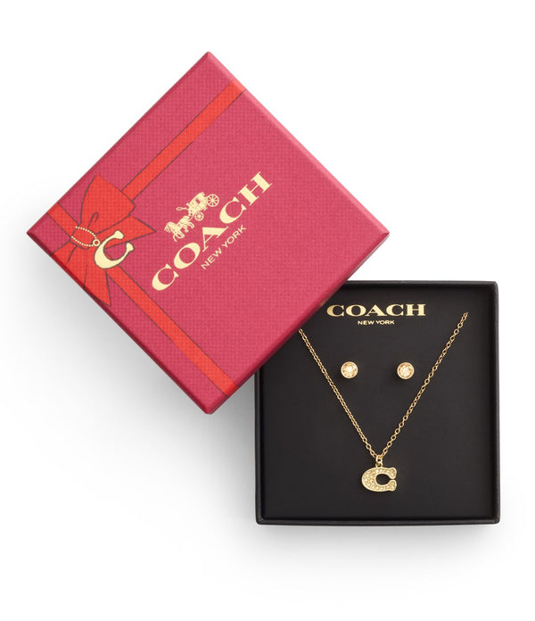 Signature Pavé C Jewelry Set