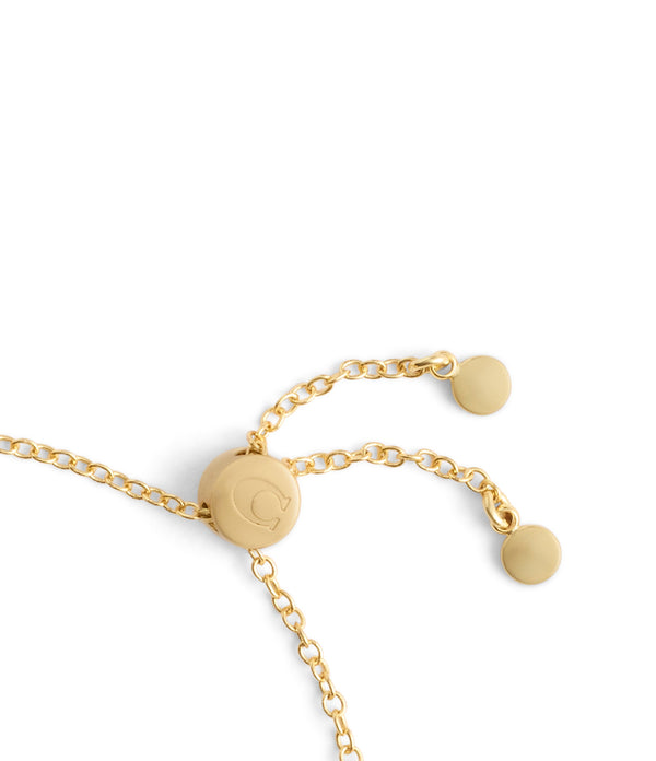 Signature Pav Heart Slider Bracelet
