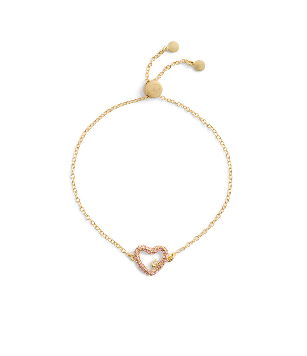 Signature Pavé Heart Slider Bracelet