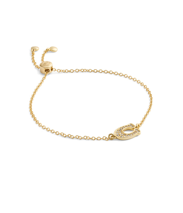 Signature Pavé C Slider Bracelet