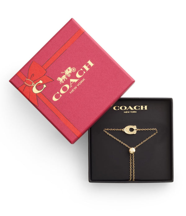 Signature Pavé C Slider Bracelet