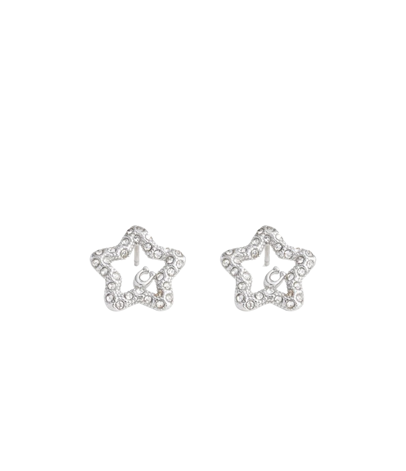 37493614RHO-Signature PavÃ© Star Stud Earrings-Crystal
